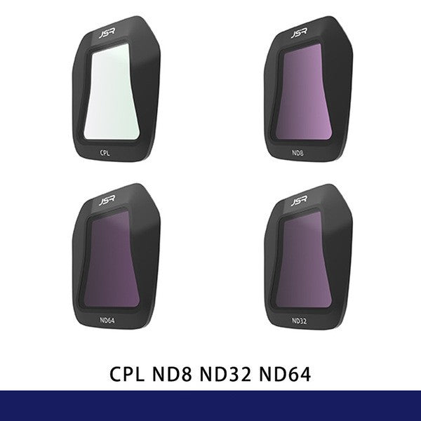 JSR CPL, ND8, ND32, and ND64 Filter Set for DJI Air 3S Drone Camera