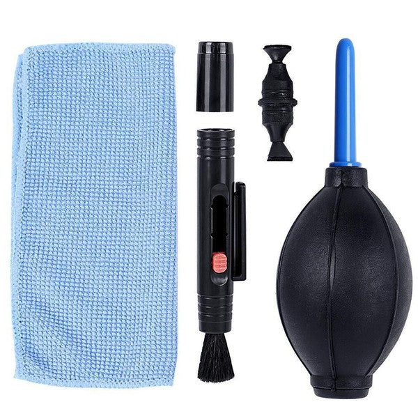 3-in-1 Camera Cleaning Kit with Air Blower, Lens Cloth, and Lens Pen