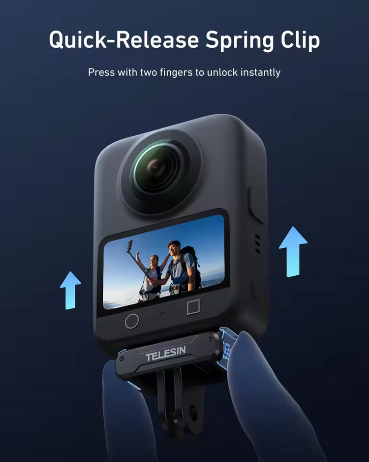Magnetic Camera Mount Compatible with DJI Osmo Action 3 4 5 6