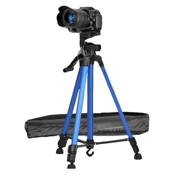 3366 Foldable Tripod Stand with Quick Release Plate for Mobile and Camera