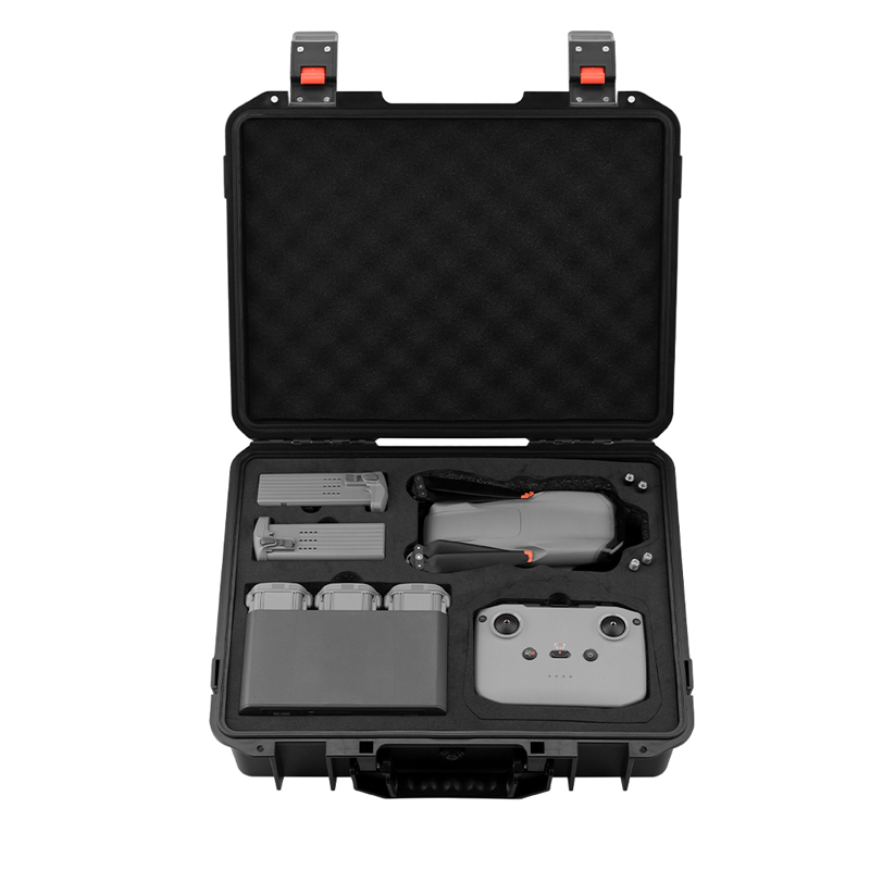 Hard Shell Travel Case for DJI Air 3S Drone Remote Controller and Batteries