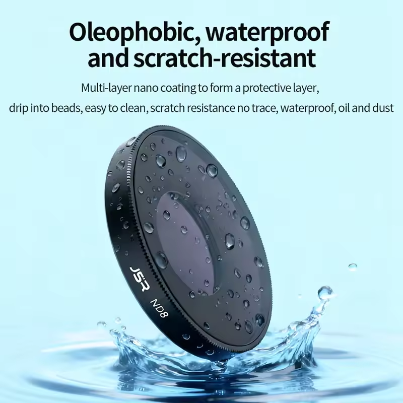 DJI Osmo Action 6 Camera Filter Set with CPL, ND8, ND16, and ND32 Filters