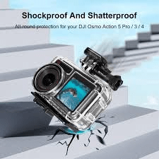 Protective Underwater Case for DJI Osmo Action 3 4 5 Pro up to Diving Depth