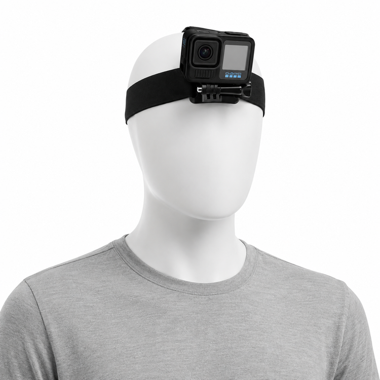 Universal Head Strap Mount for GoPro DJI and Insta360 Cameras