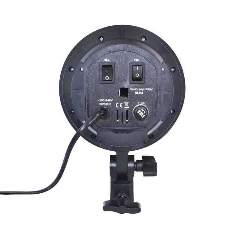 Photography Softbox with E27 Quad Lamp Holder and Heavy-Duty Light Stand