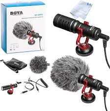 BOYA BY-MM1 External Microphone for YouTube, Live Streaming, and Interviews