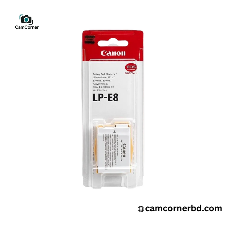 Canon LP-E8 Lithium Battery for Canon EOS 550D 600D 650D 700D X6i and X7i