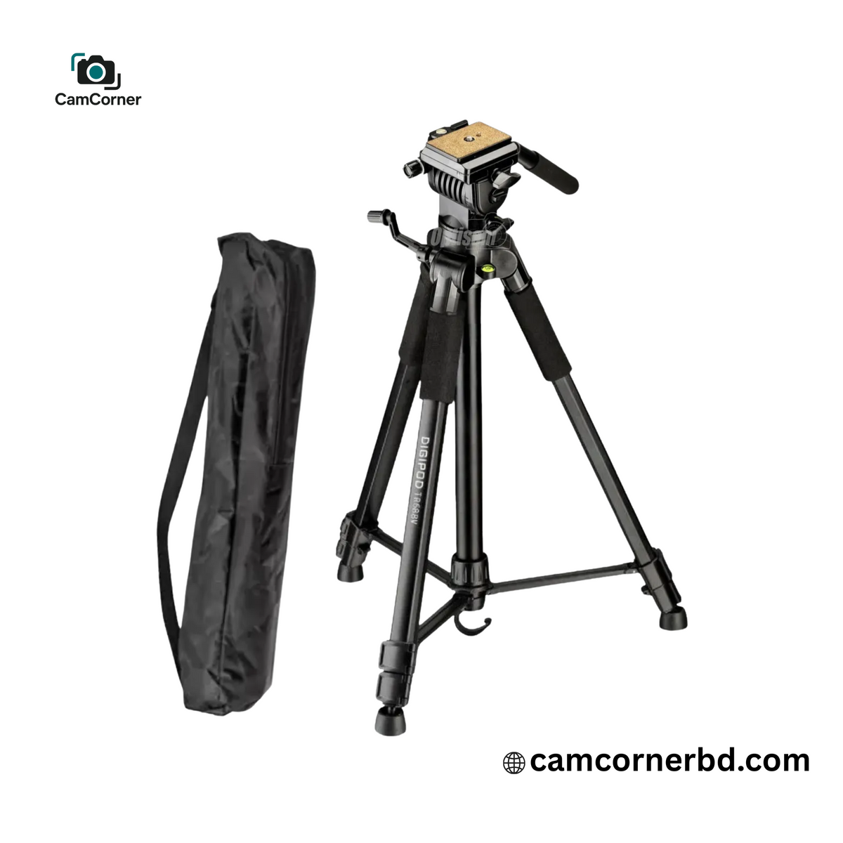 Digipod TR-688V Professional Heavy Tripod for DSLR and Mirrorless Cameras