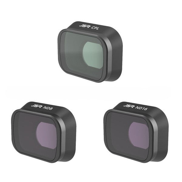JSR CPL, ND8, and ND16 Filter Set for DJI Mini 3 and Mini 3 Pro Drone Camera