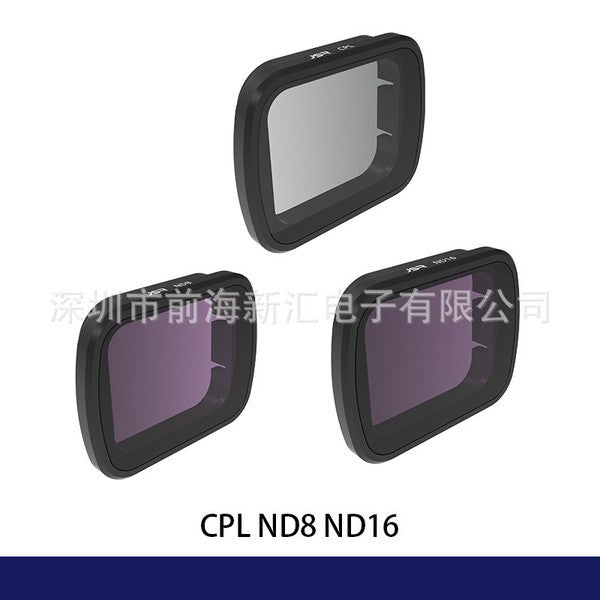 JSR CPL, ND8, and ND16 Filter Set for Lito 1, Lito X1, and DJI Flip Drone Cameras