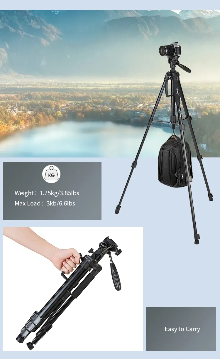Jmary KP-2294 Portable Camera Tripod for Outdoor Photography