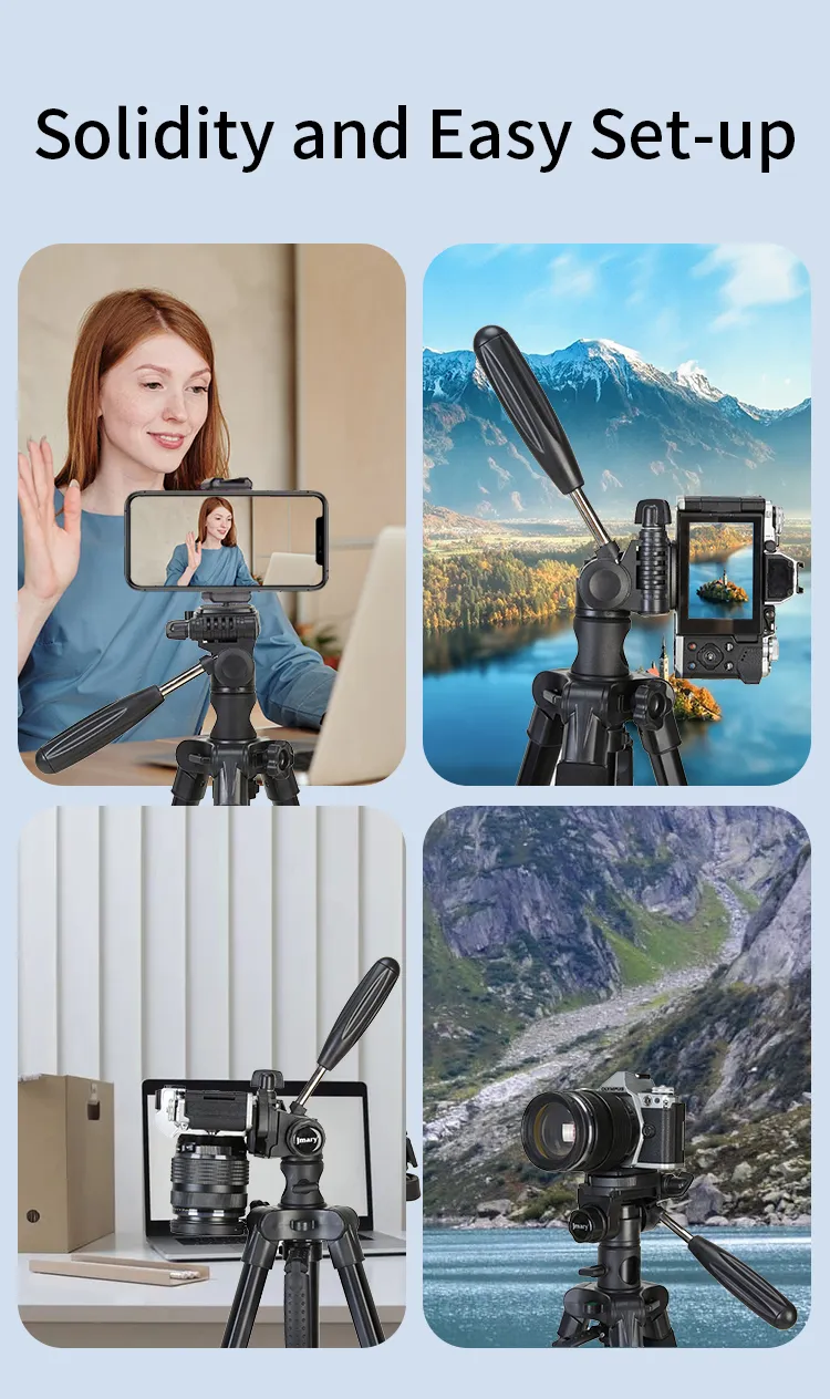 Jmary KP-2294 Tripod with Adjustable Height and Stable Legs