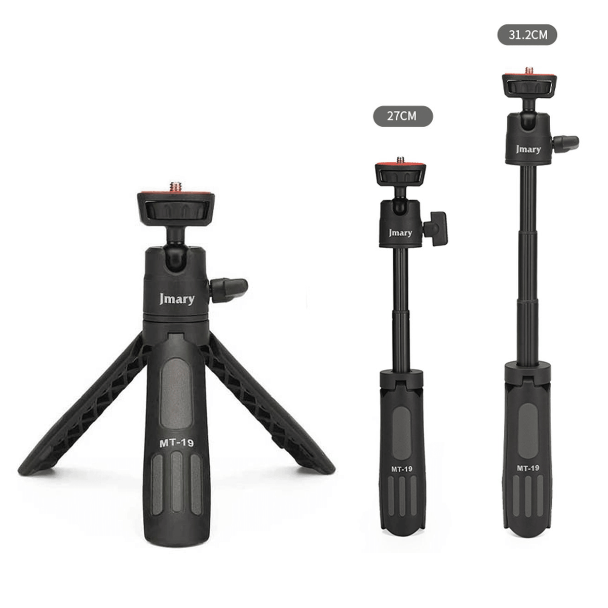 Jmary MT-19 Compact Tripod Stand for Vlogging and Live Streaming
