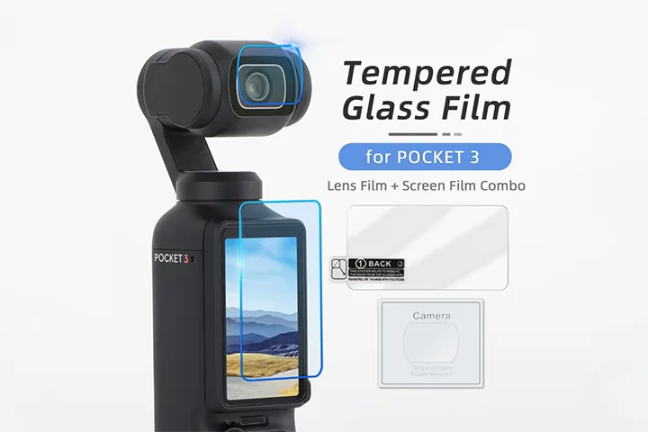HD Clear Lens and Screen Guard for DJI Osmo Pocket 3 Camera