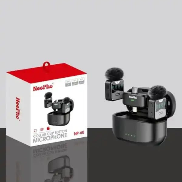 NEEPHO NP60 Wireless Microphone for Live Streaming and Video Recording
