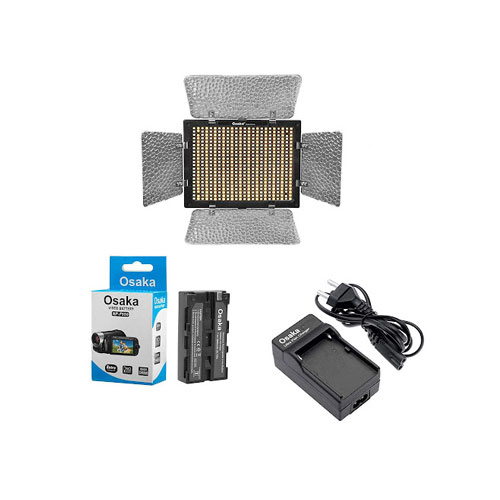 Osaka OS-576 Bi-Color Dimmable LED Video Light for DSLR and Video Camera