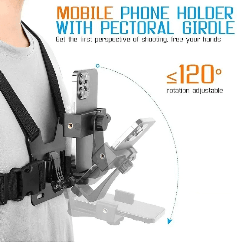 PLOKAMA CX10 Hands-Free Chest Mount for Android and iPhone