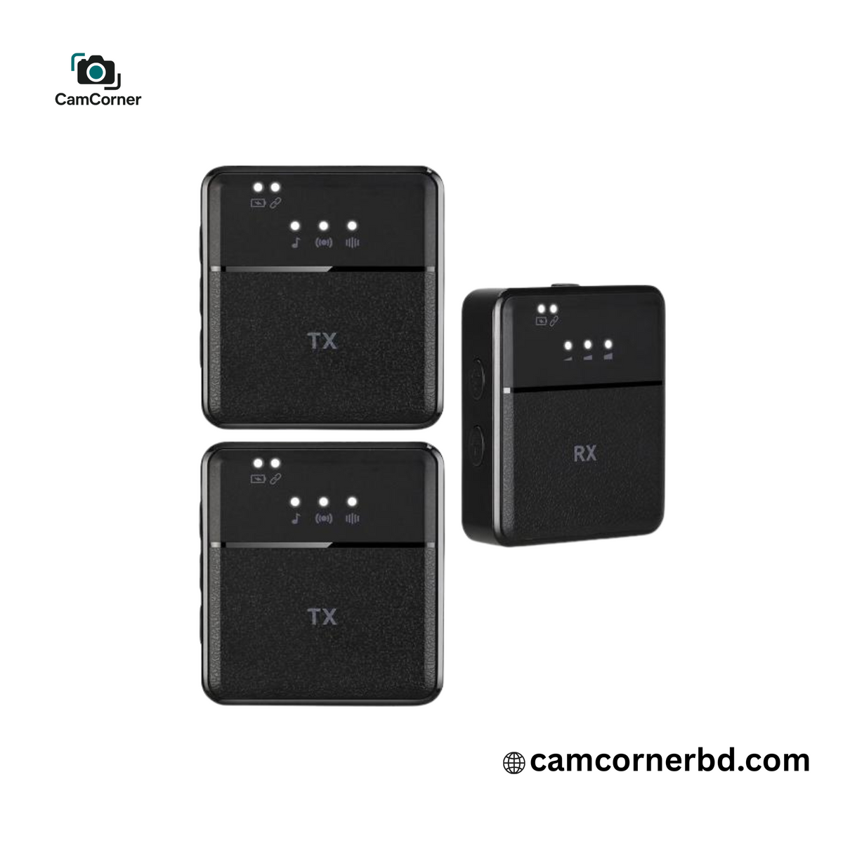 SX9 Dual Wireless Mini Microphone for Smartphone and Camera