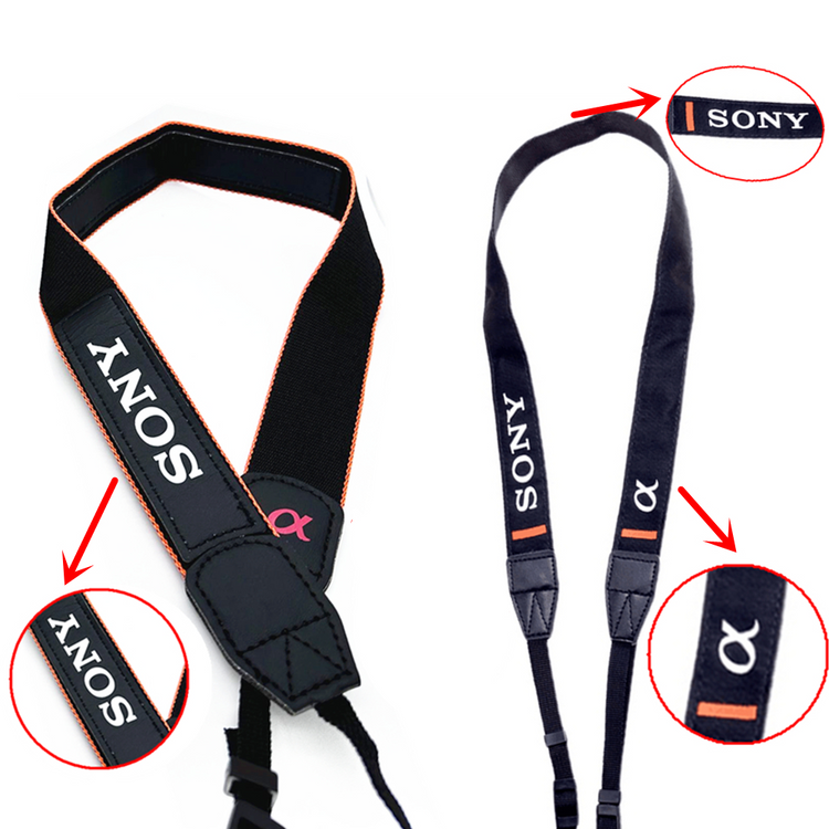 Sony Knitted Heavy-Duty Camera Shoulder Strap with 10KG Load Capacity