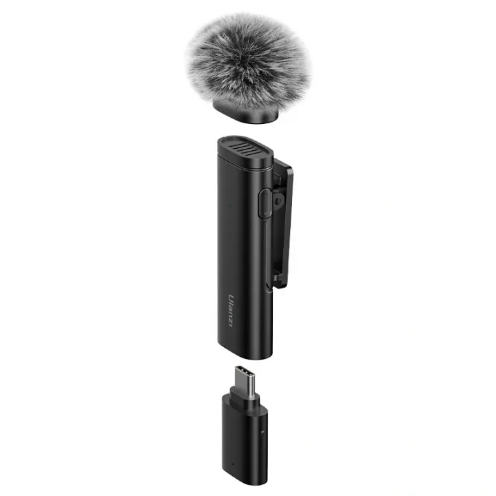 Ulanzi WM-10 Wireless Clip-On Microphone for Smartphone and Camera
